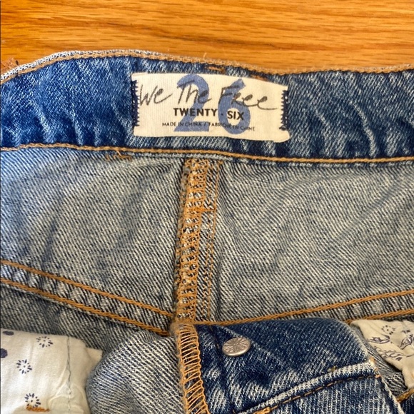 Free People Blue Denim Skirt size 26 - Picture 2 of 6